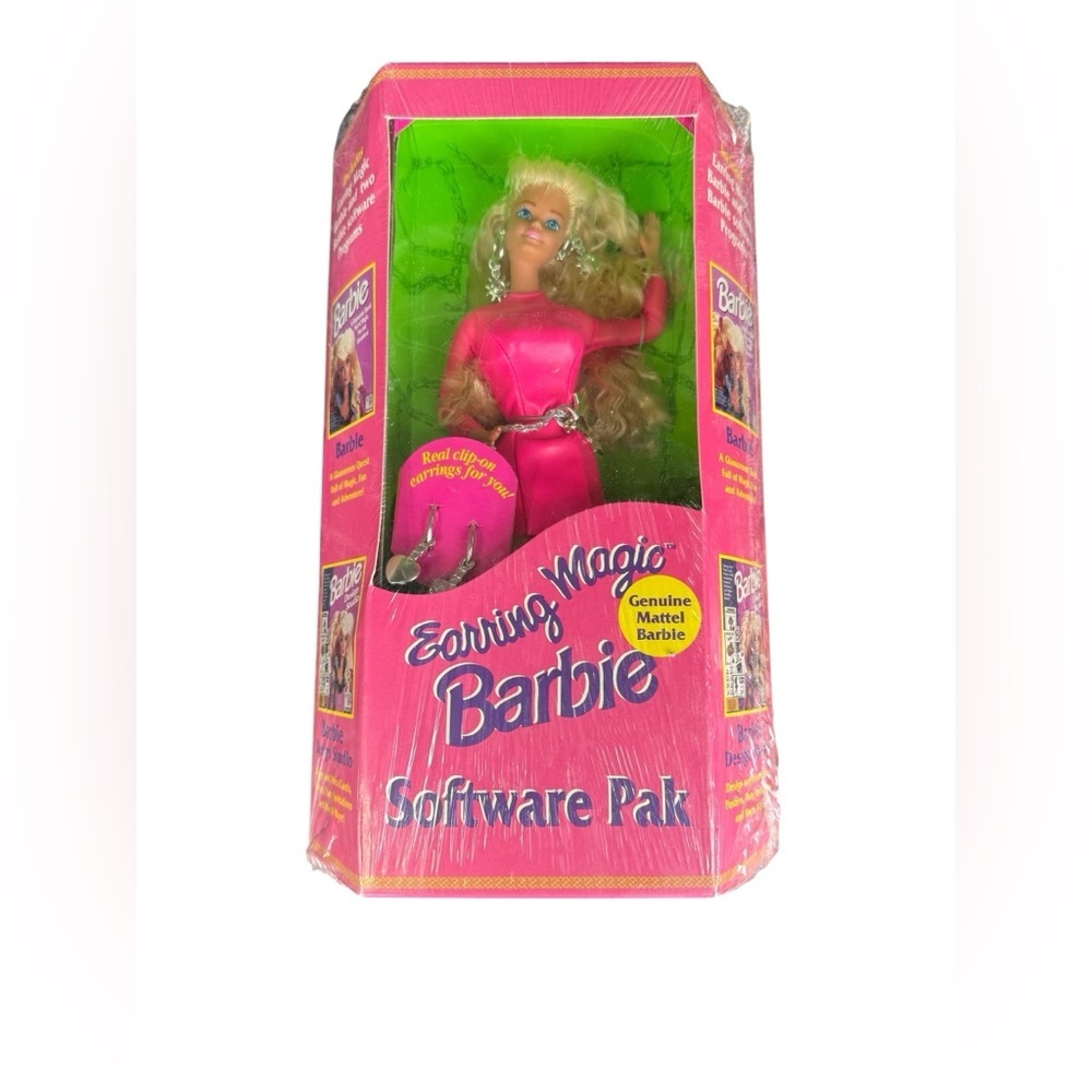 💻 Barbie Earring Magic Radioshack Software Pak 1992 NEW SEALED 💻